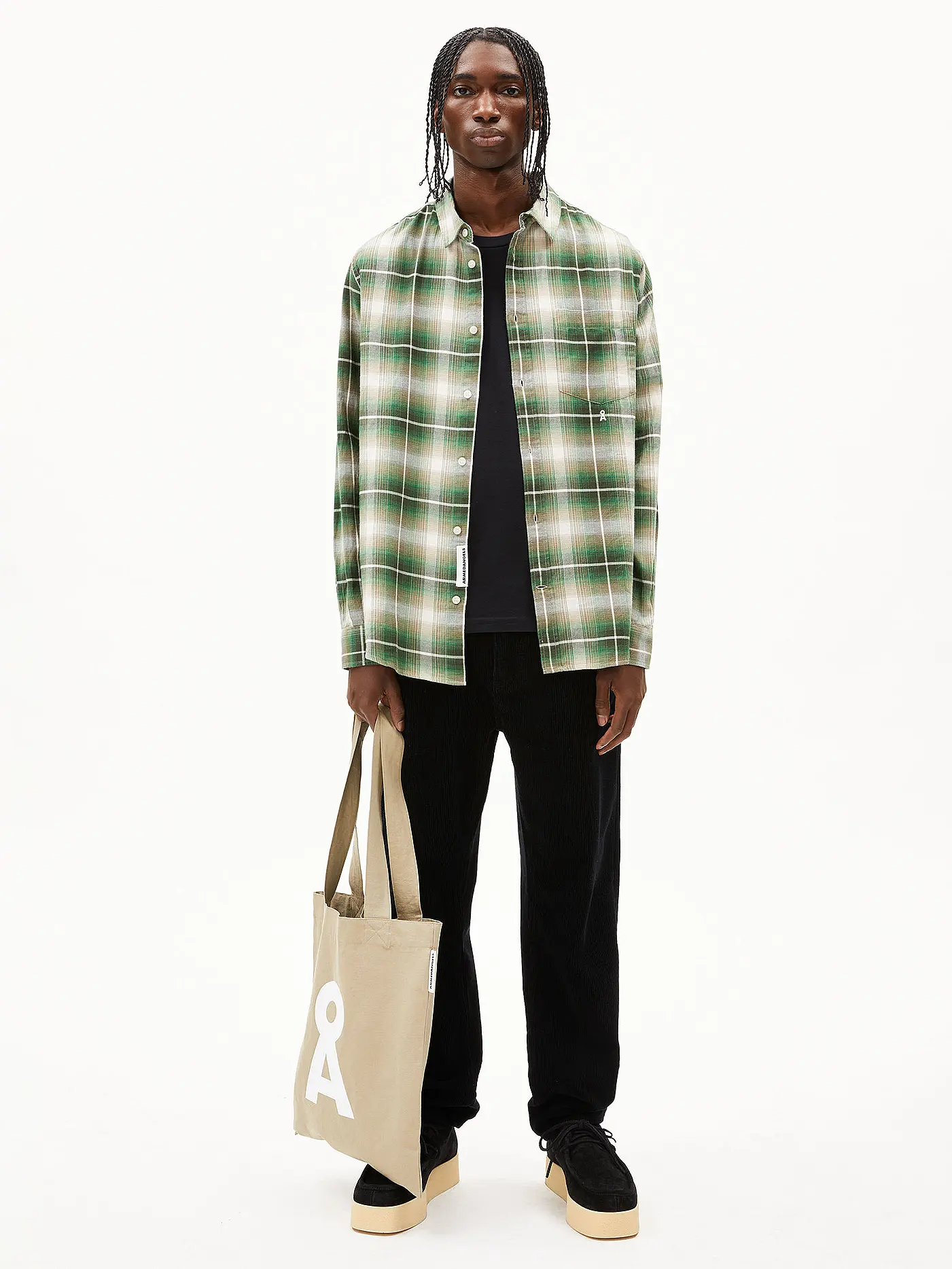ARMEDANGELS | Hemd Regular Fit | grün